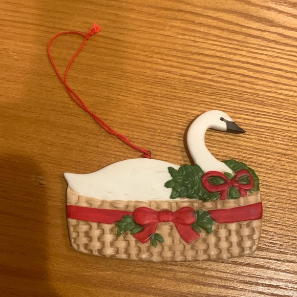 1984 Gordon Fraser Swan Xmas Ornament - Picture 2 of 4